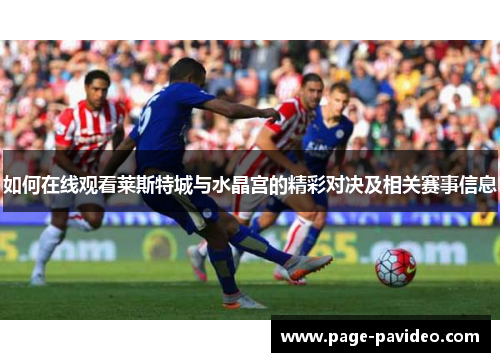 如何在线观看莱斯特城与水晶宫的精彩对决及相关赛事信息