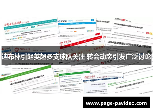 迪布林引起英超多支球队关注 转会动态引发广泛讨论