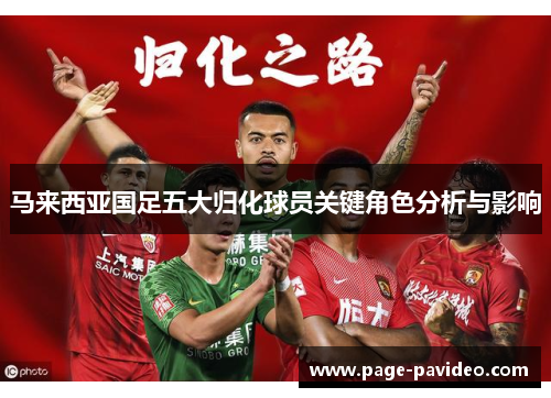 马来西亚国足五大归化球员关键角色分析与影响